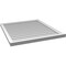 Ekena Millwork Vertical Surface Mount PVC Gable Vent w/ 2"W x 2"H , Brickmould Sill Frame, 34"W x 38"H GVPVE34X3803SN - alternate 3